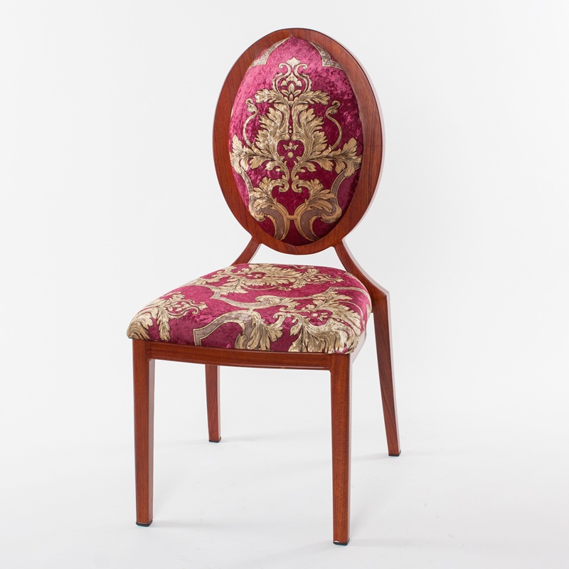 印花欧式复古中西餐椅