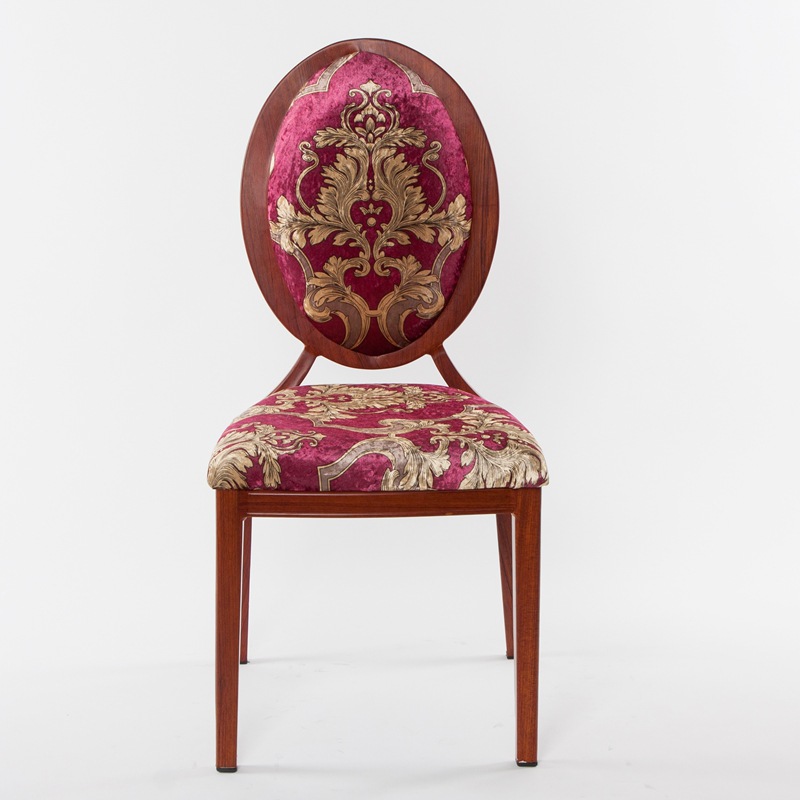 印花欧式复古中西餐椅