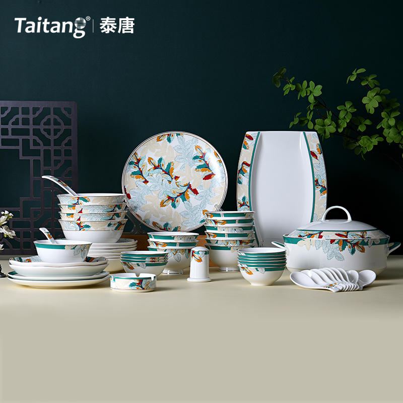 叶语时光50头餐具