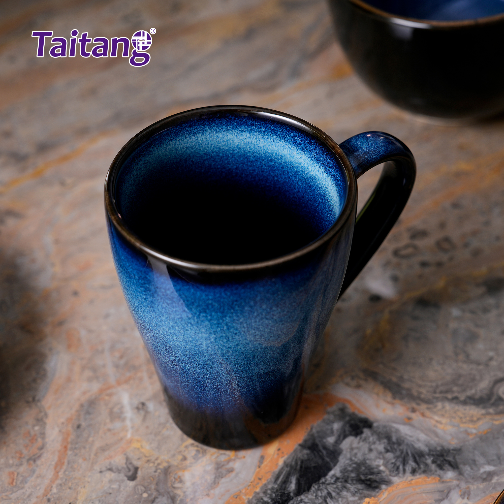 色釉窑变陶瓷餐具-300ml水杯1号