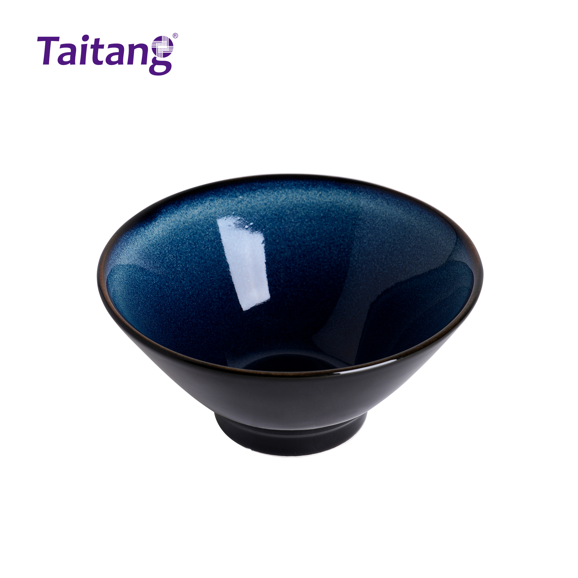 色釉窑变陶瓷餐具-6"斗笠碗