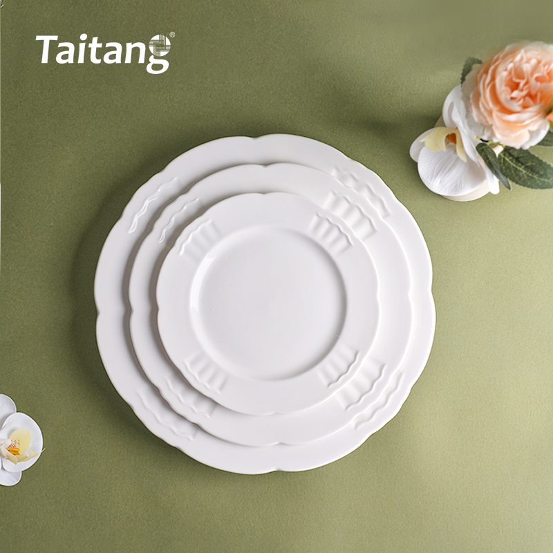 皇冠白瓷餐具-7"/8"/10"/12"平盘