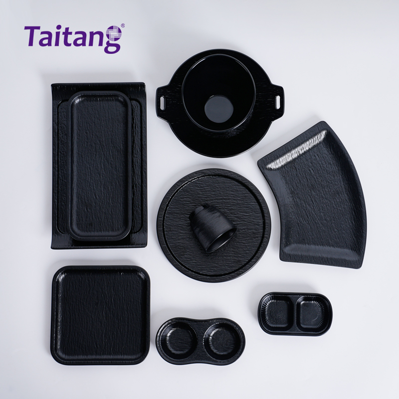 黑石纹-7.5/10/11.5"正方盘