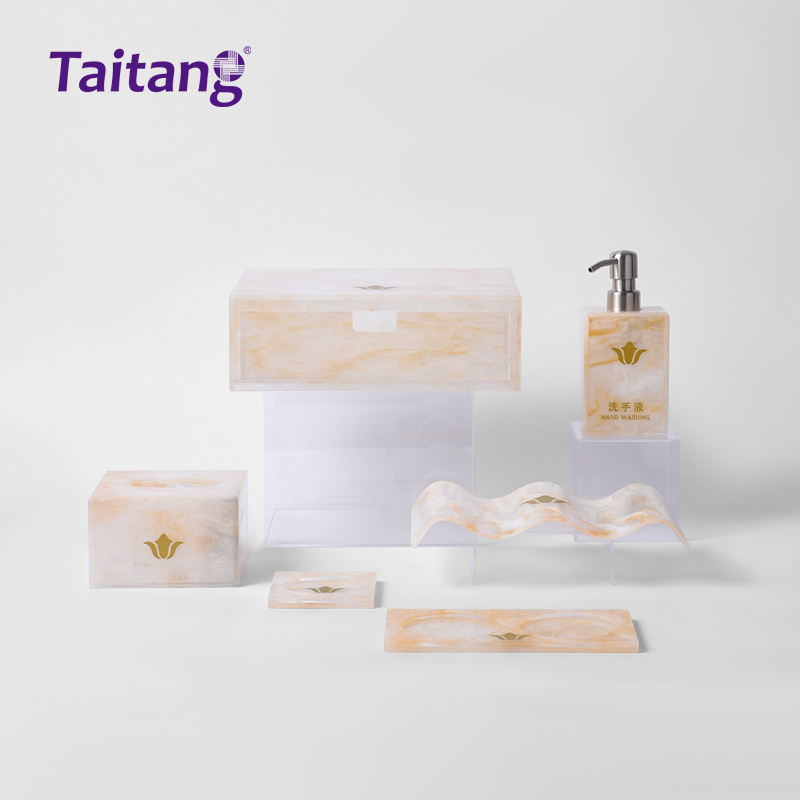 行云流水 亚克力客杂摆件套装