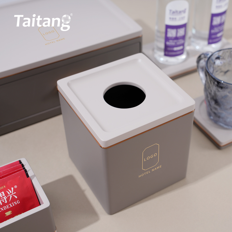 素雅  双灰色树脂客杂摆件套装