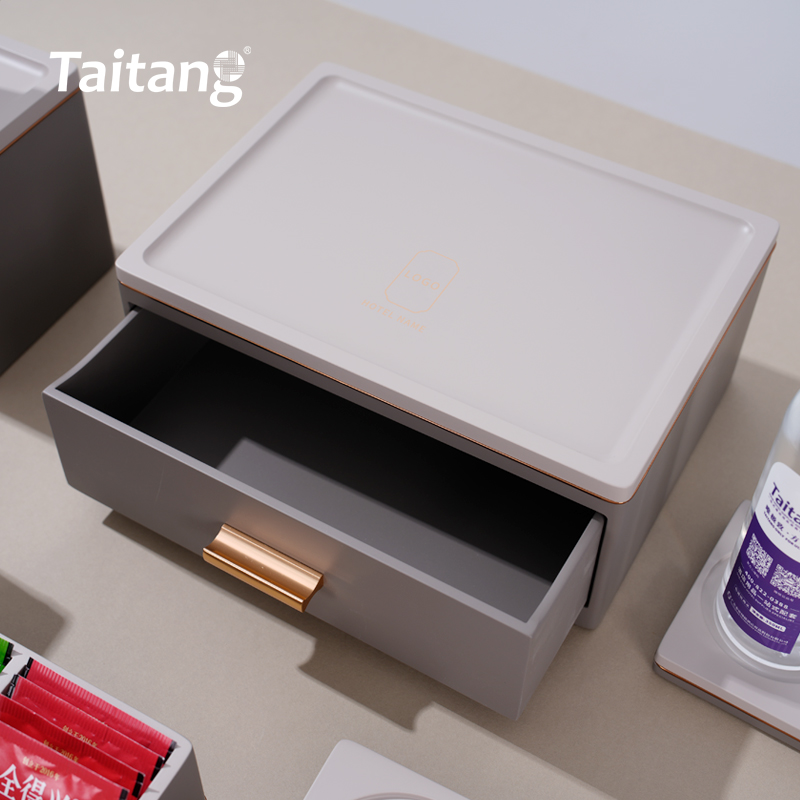 素雅  双灰色树脂客杂摆件套装