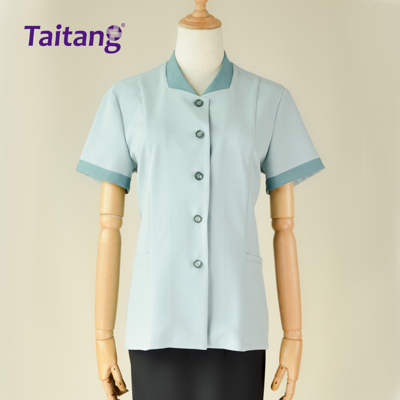 酒店餐饮女服务员夏季工服定制款